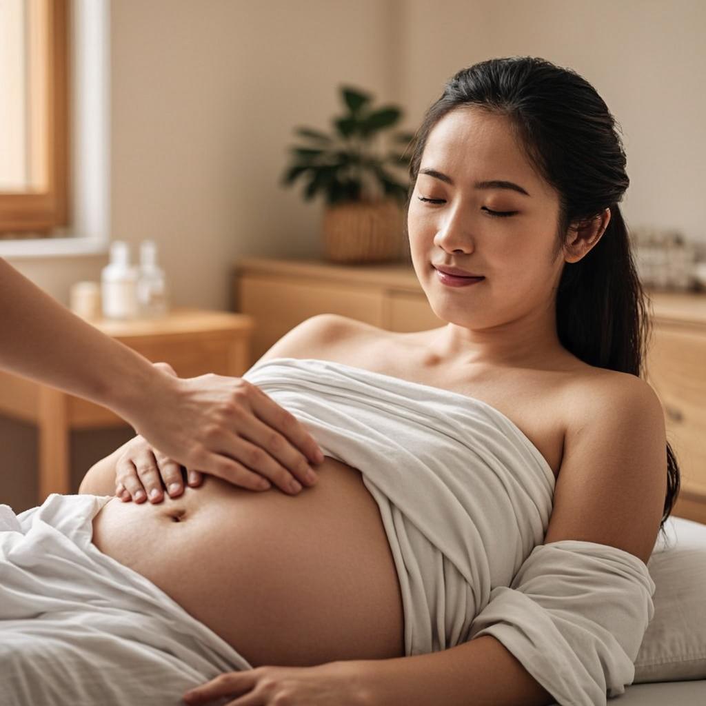Masaje Prenatal - Diseñado para el bienestar de la mamá y el bebé.